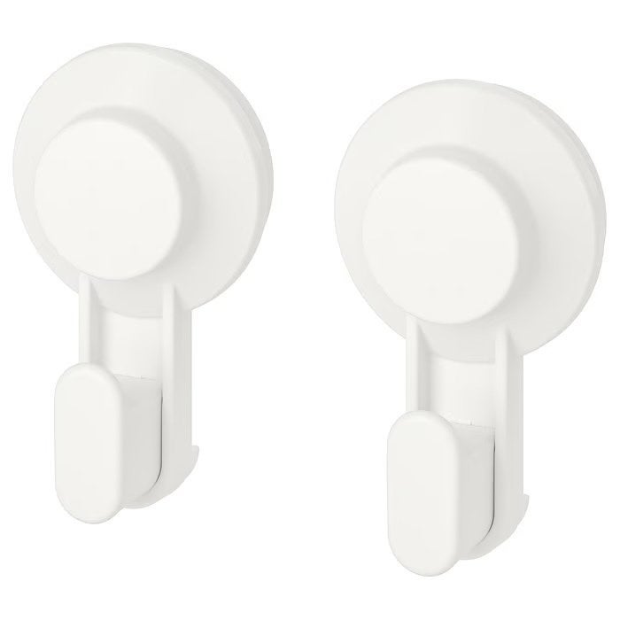 Ikea keuken/badkamer haken met zuignappen - 2 stuks, IKEA, Wit, Nieuw, Ophalen of Verzenden