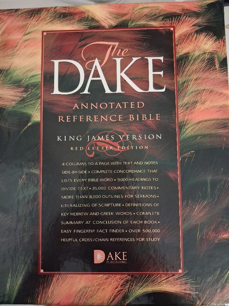The Dake bijbel, Ophalen of Verzenden