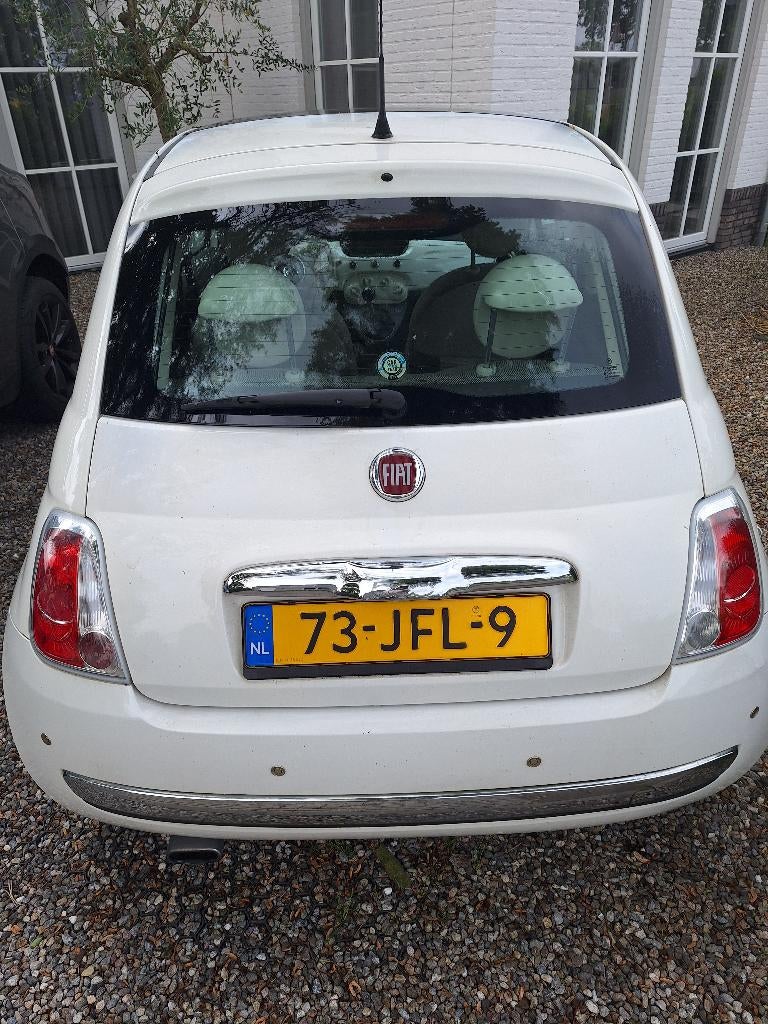 Fiat 500 1.2 C 2009 Wit,  dab radio,  panoramadak, Auto's, Voorwielaandrijving, Android Auto, Stof, 4 cilinders