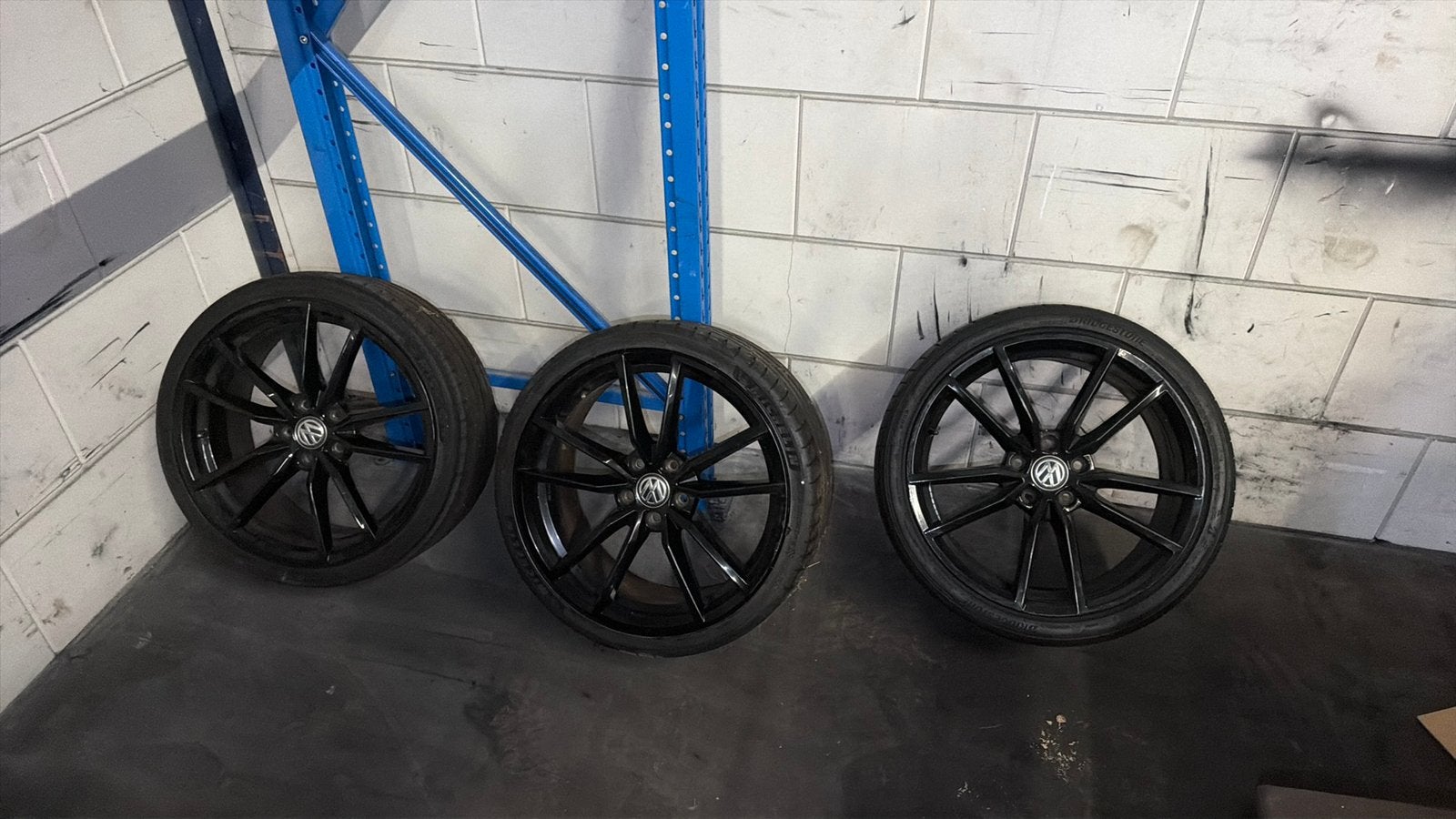 3x Originele VW Pretoria Velgen 19 inch Golf 7R Glans Zwart, Ophalen of Verzenden, Volkswagen