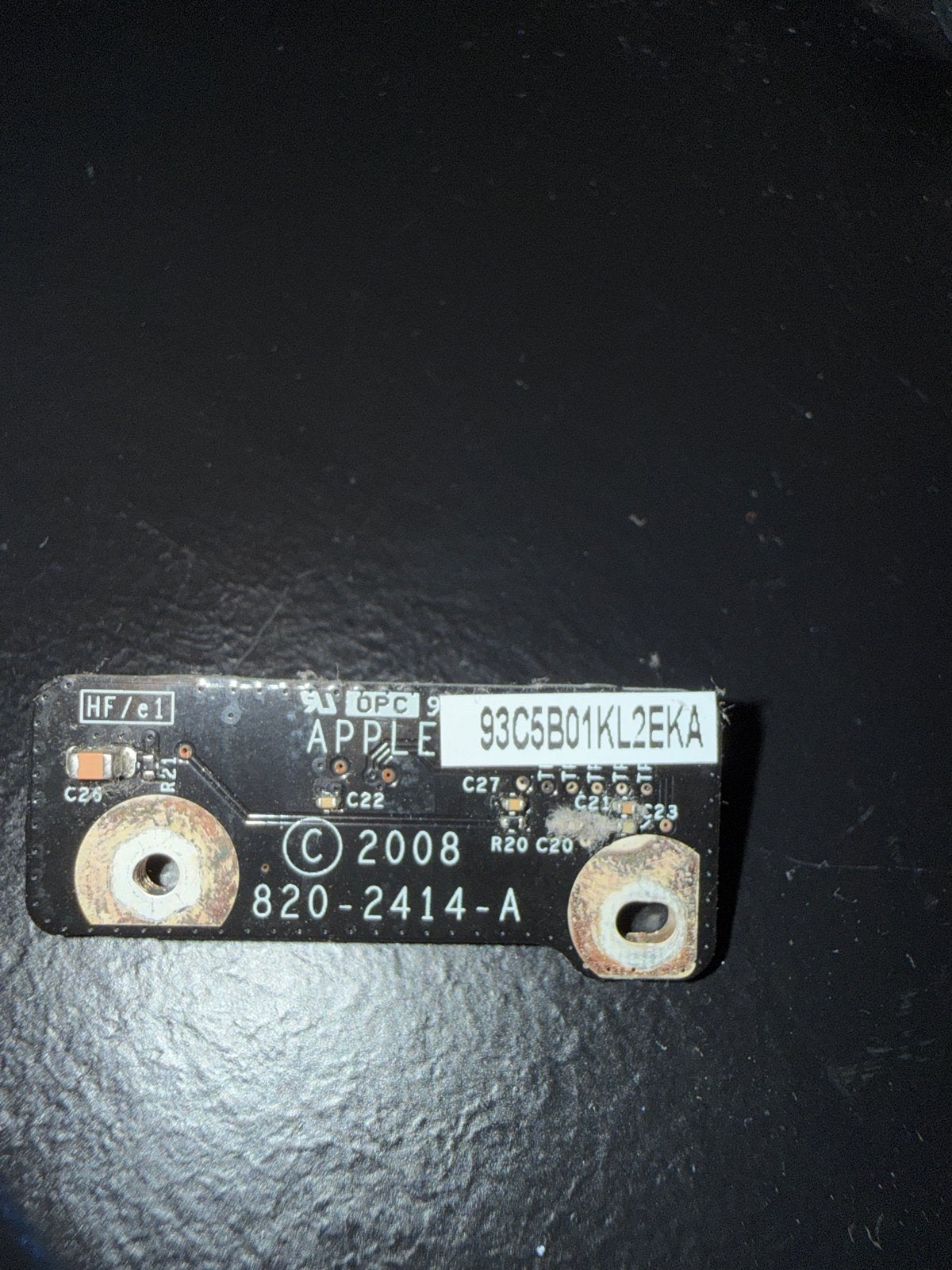 Apple MacBook 2008 Logic Board Onderdeel 820-2414-A, Ophalen of Verzenden, Gebruikt, MacBook