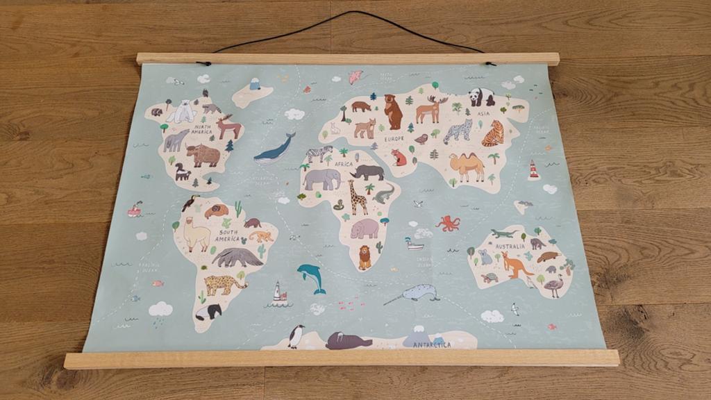 Muurprent kinderkamer poster, Kinderen en Baby's, Kinderkamer | Inrichting en Decoratie, Ophalen, Zo goed als nieuw, Wanddecoratie
