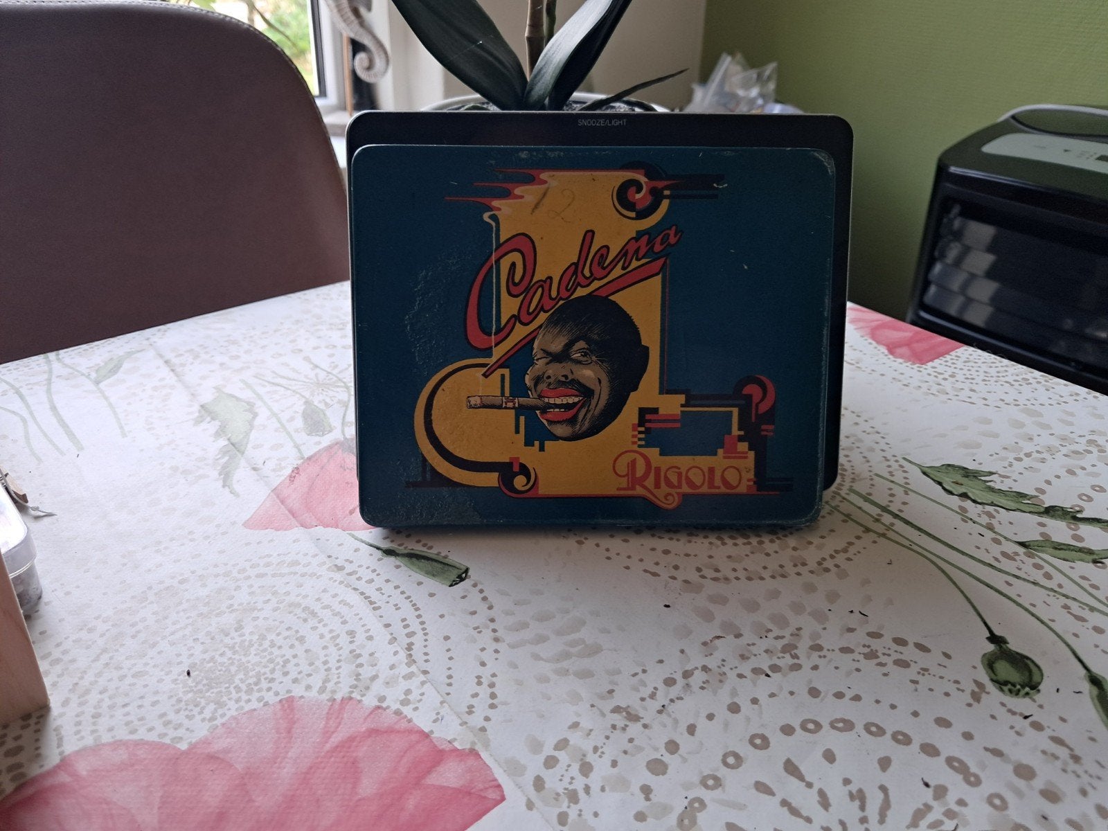 Vintage Cadena Rigolo sigarenblik uit Culemborg, Verzamelen, Ophalen of Verzenden, Gebruikt, Overige, Overige merken