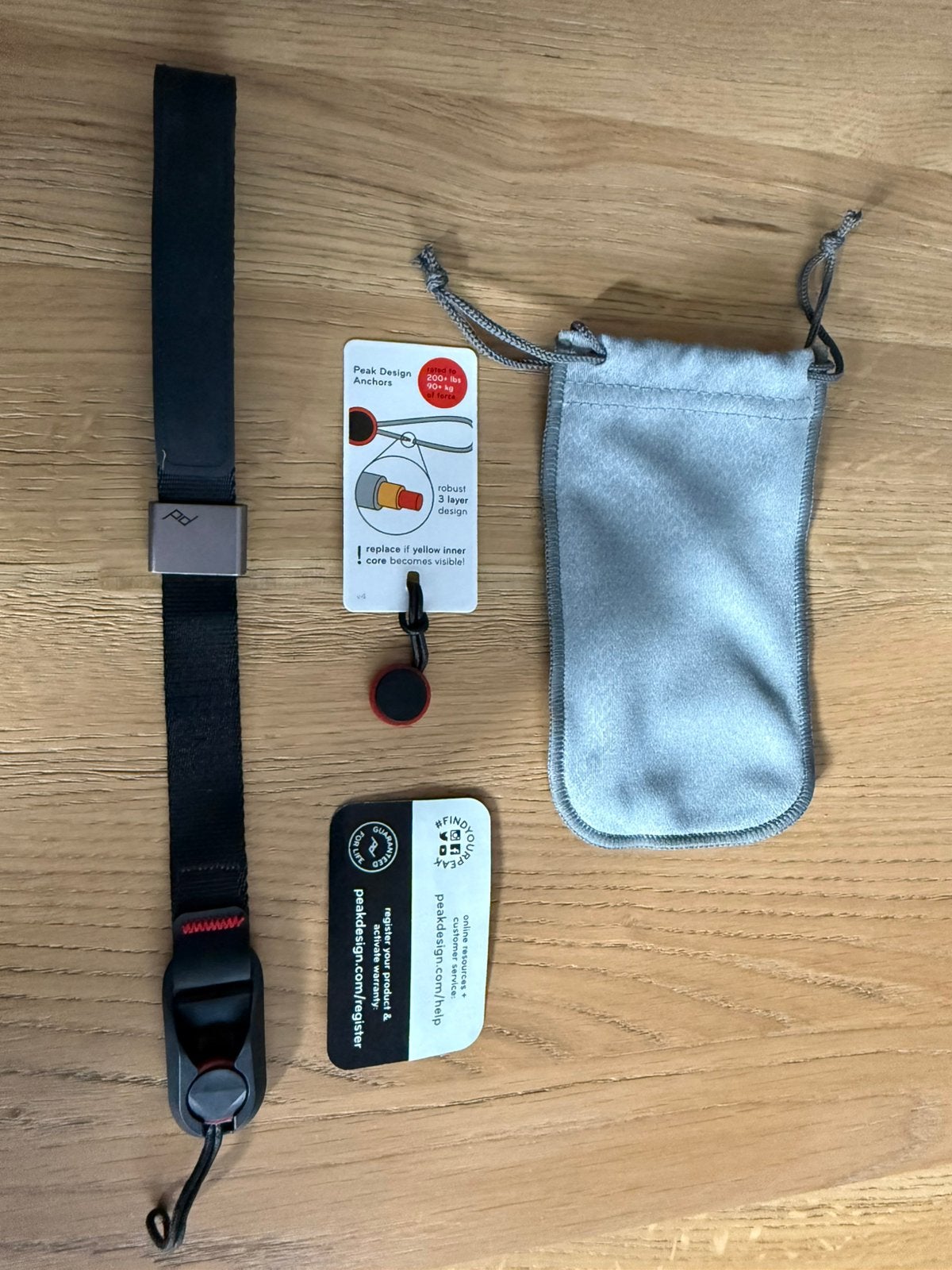 Peak Design polsband / wriststrap, Ophalen of Verzenden, Zo goed als nieuw, Overige typen