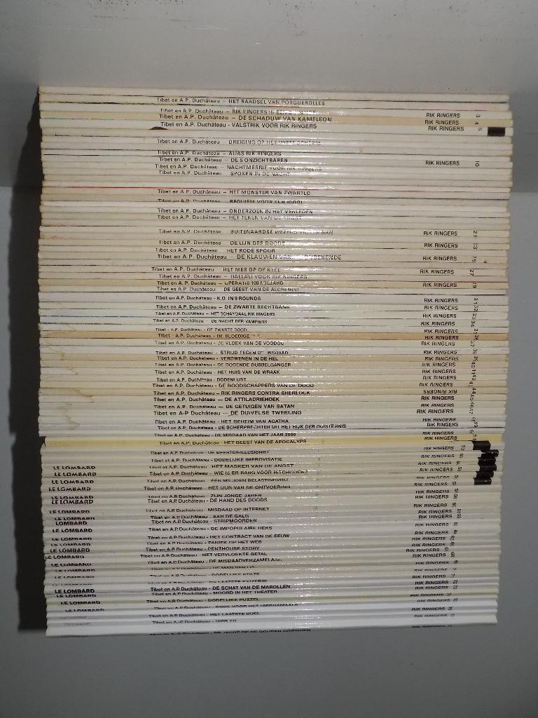 Rik Ringers ~ Complete serie 1 t/m 78, Boeken, Stripboeken, Complete serie of reeks, Ophalen of Verzenden, Gelezen