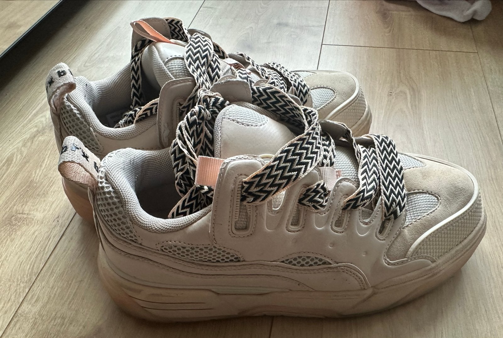 Bronx sneakers lichtroze - Maat 39, amper gedragen, Ophalen of Verzenden, Roze, Sneakers of Gympen, Zo goed als nieuw
