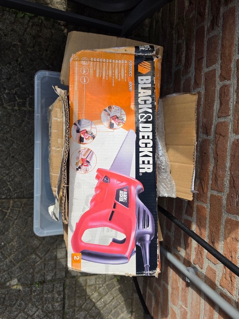 Black decker ks880ec, Tuin en Terras, Ophalen, Gebruikt, Handzaag, Black & Decker