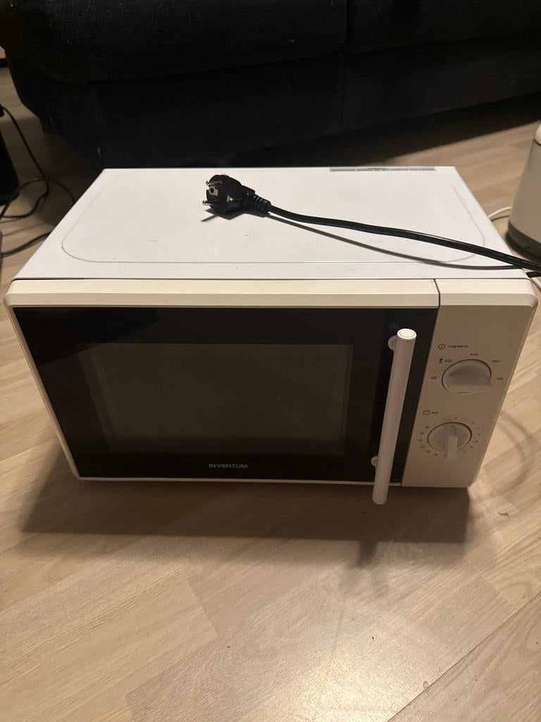 Inventum Magnetron - Wit, Gebruikt, Ophalen, Gebruikt, Magnetron, Draaiplateau