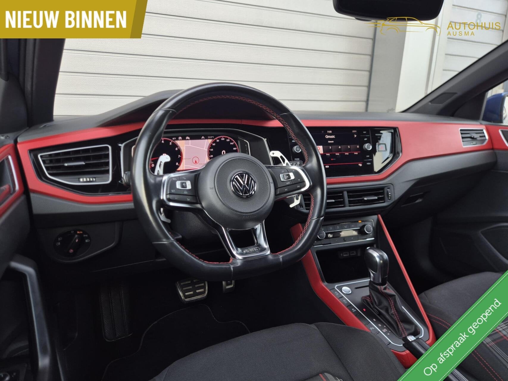Volkswagen Polo 2.0 TSI GTI 260PK/ACC/Virtual/Pano/Led/Keyle, Dealer onderhouden, Gebruikt, 4 cilinders, Blauw