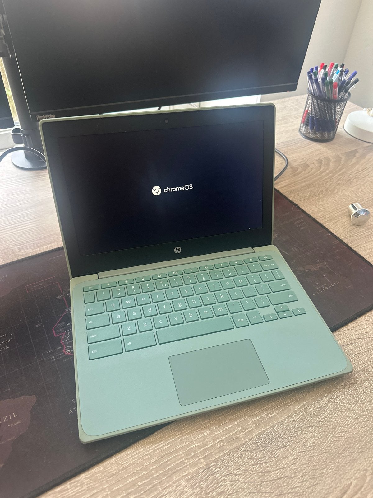 HP Chromebook met ChromeOS - Gebruikt, Computers en Software, Qwerty, Ophalen of Verzenden, 32 GB of minder, 11 inch