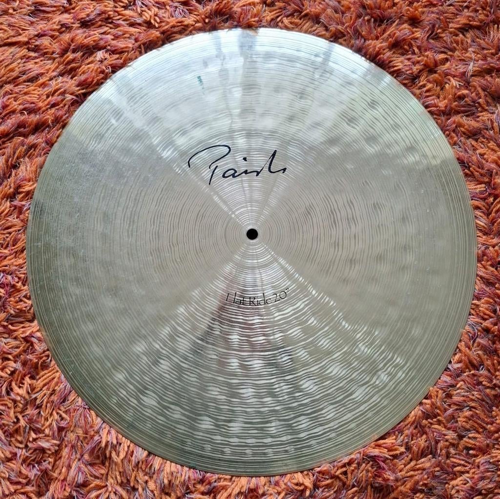 Paiste Signature 20" flat ride bekken / cymbal, Gebruikt, ., Drums of Percussie, Ophalen of Verzenden