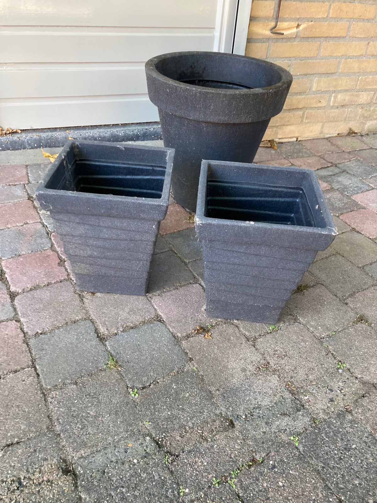 Bloempotten voor buiten, Ophalen, Gebruikt, Kunststof, Tuin