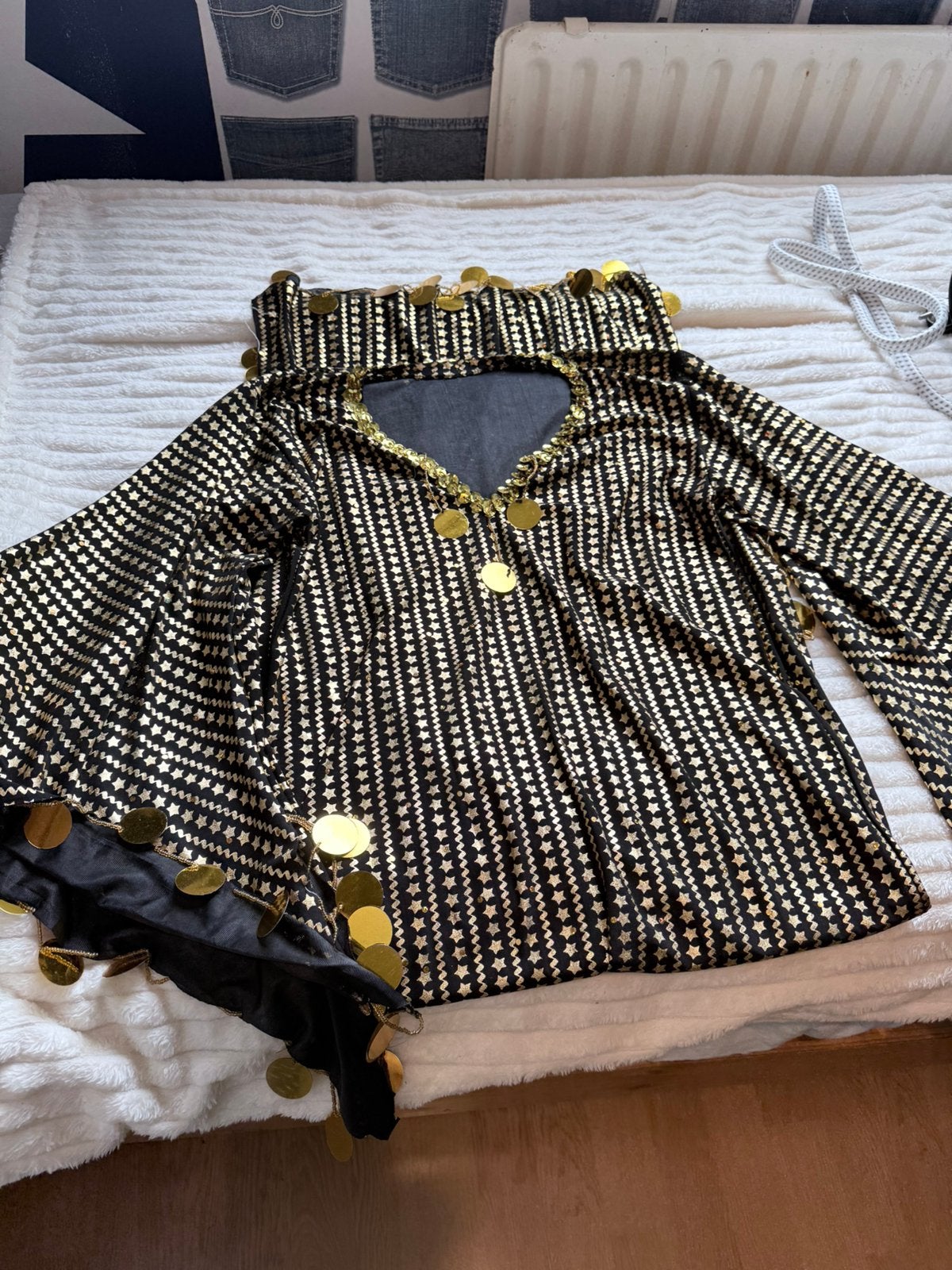 Mooie oosterse buikdans jurk /carnaval, Ophalen of Verzenden, Nieuw, Zwart