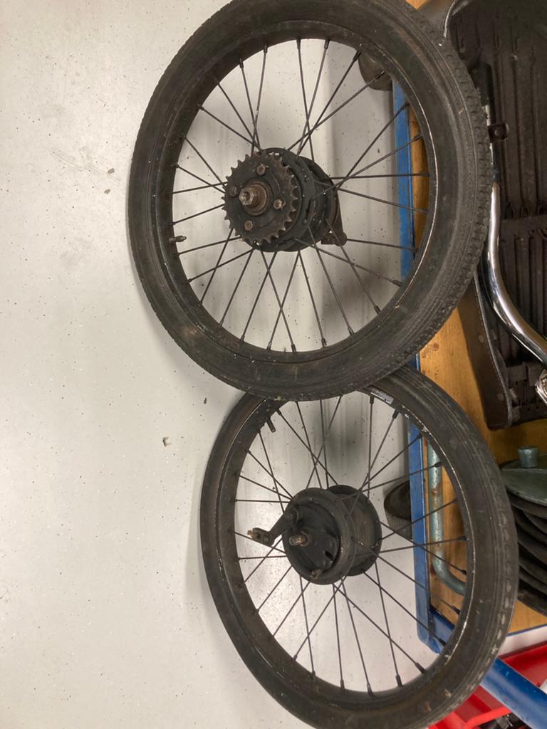 Set wielen Flandria Libelle AF, Fietsen en Brommers, Brommeronderdelen | Oldtimers, Ophalen, Overige typen, Overige merken
