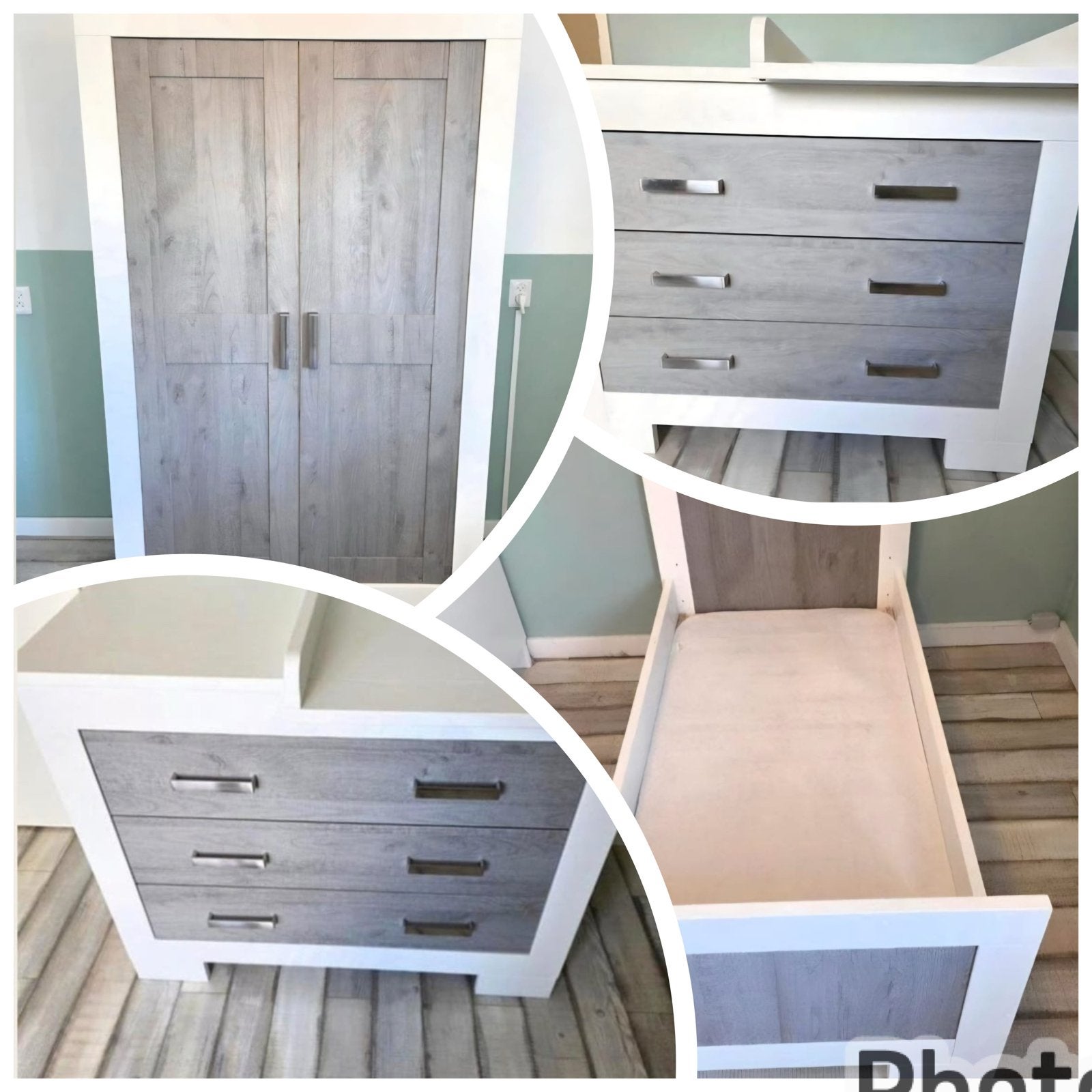 Complete babykamer (ledikant, commode, linnenkast) - Nieuwst, Ophalen, Zo goed als nieuw, Jongetje of Meisje