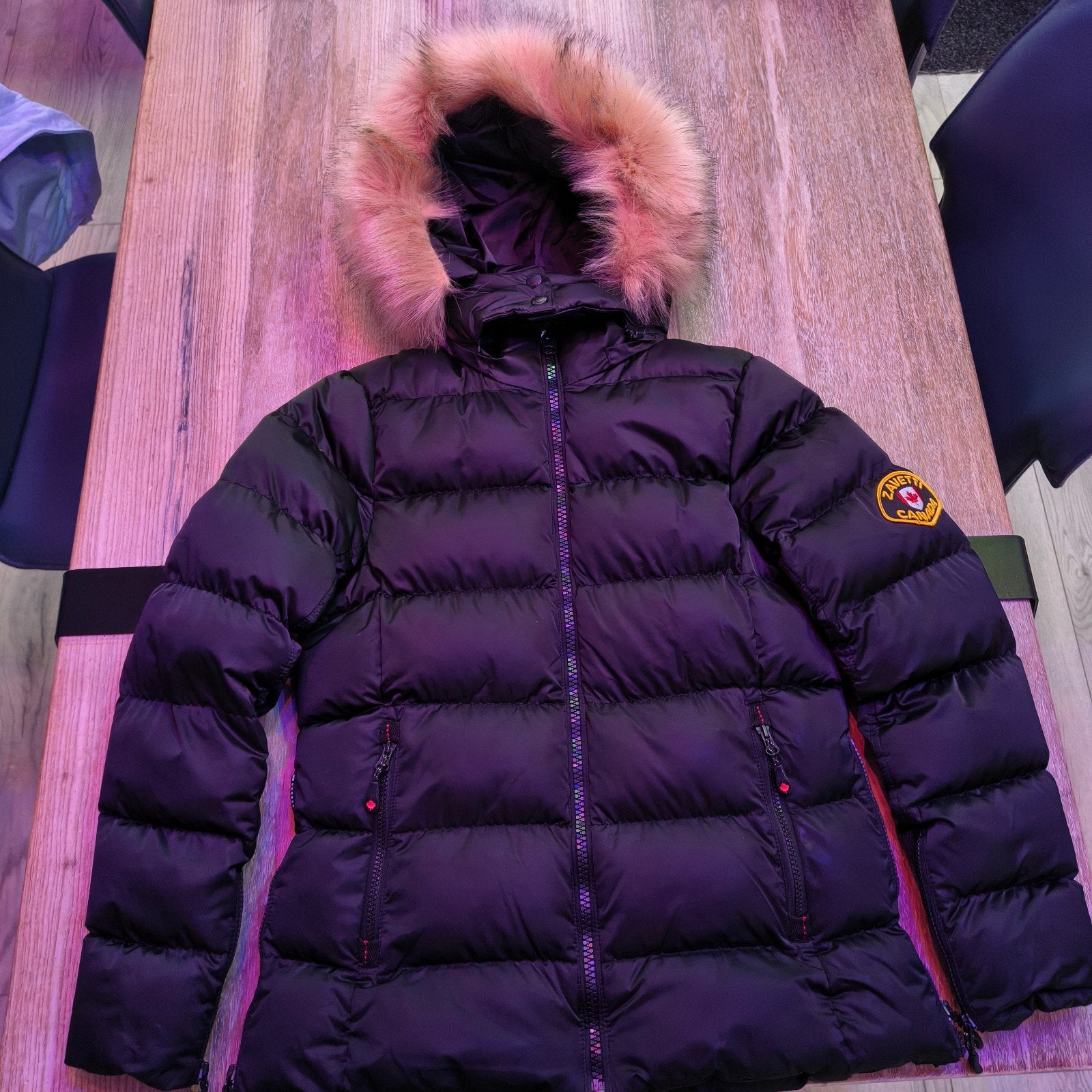 Zavetti Canada winterjas met bontkraag - Maat M, Zavetti Canada, Ophalen of Verzenden