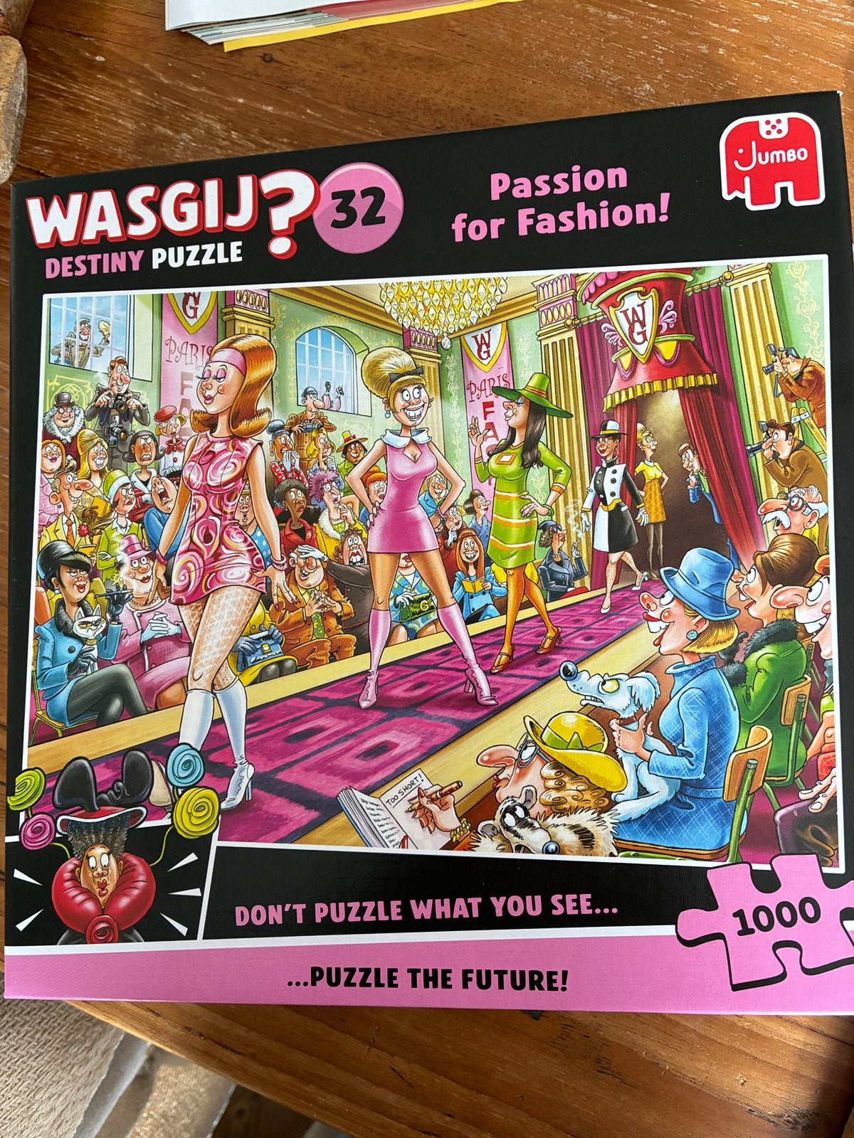 Legpuzzel Wasgij Destiny 32. Passie voor mode! 1000 st., Ophalen, 500 t/m 1500 stukjes, Zo goed als nieuw