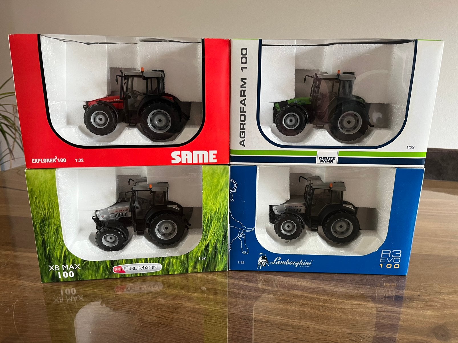 Mooie set Deutz Same Hurliman Lamborghini tractor ROS, Ophalen of Verzenden, Nieuw, Tractor of Landbouw, Overige merken