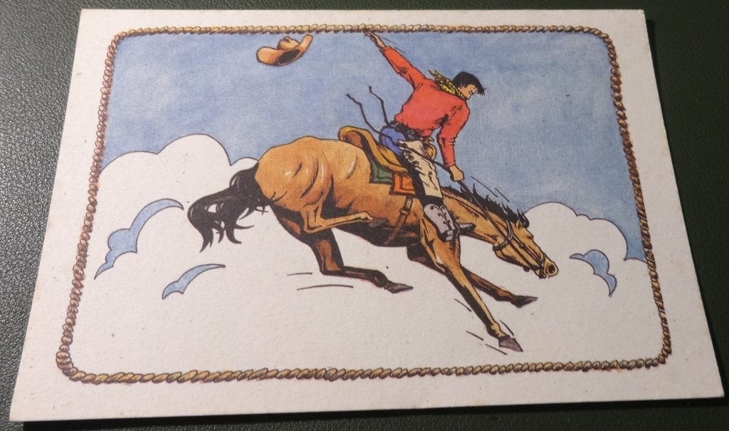 Paarden - Hotel Cheyenne - Euro Disney - cartoon - KHo03, Verzenden, 1980 tot heden, Ongelopen, Paard