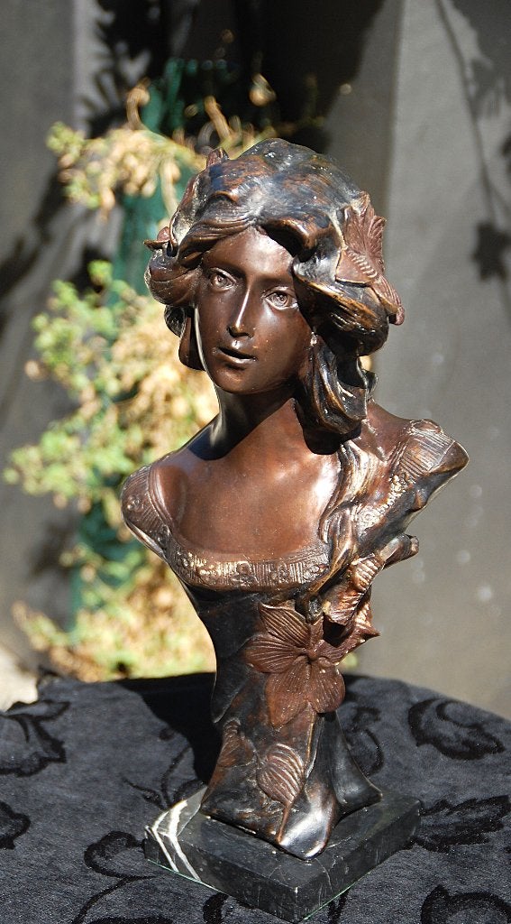Antiek Bronzen beeld / Eduardo Rossi 1867- 1926, Ophalen of Verzenden