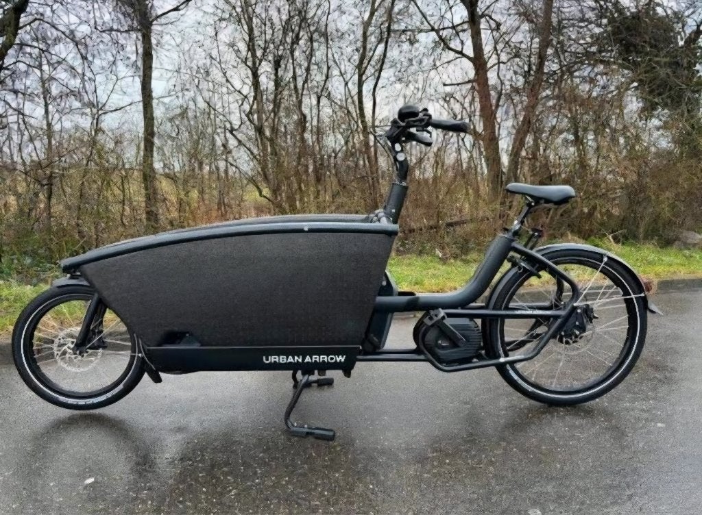 Nette Urban Arrow bakfiets met traploze naafversnelling, Gebruikt, Elektrisch, 2 kinderen, Schijfrem