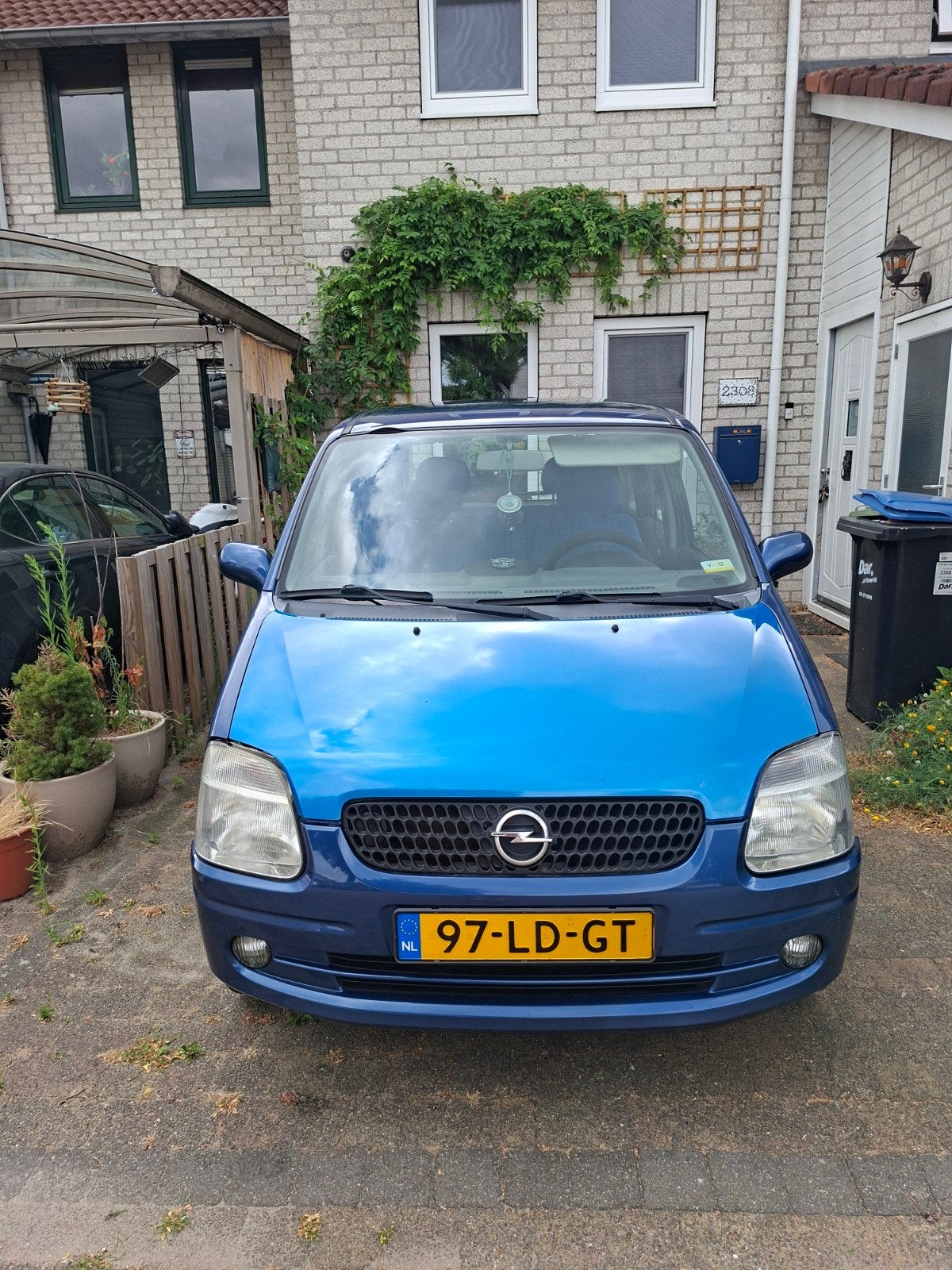 Opel Agila 1.2 I 16V 2002 Blauw, Auto's, Opel, Particulier, Agila, Benzine, D, Hatchback, Handgeschakeld, Origineel Nederlands