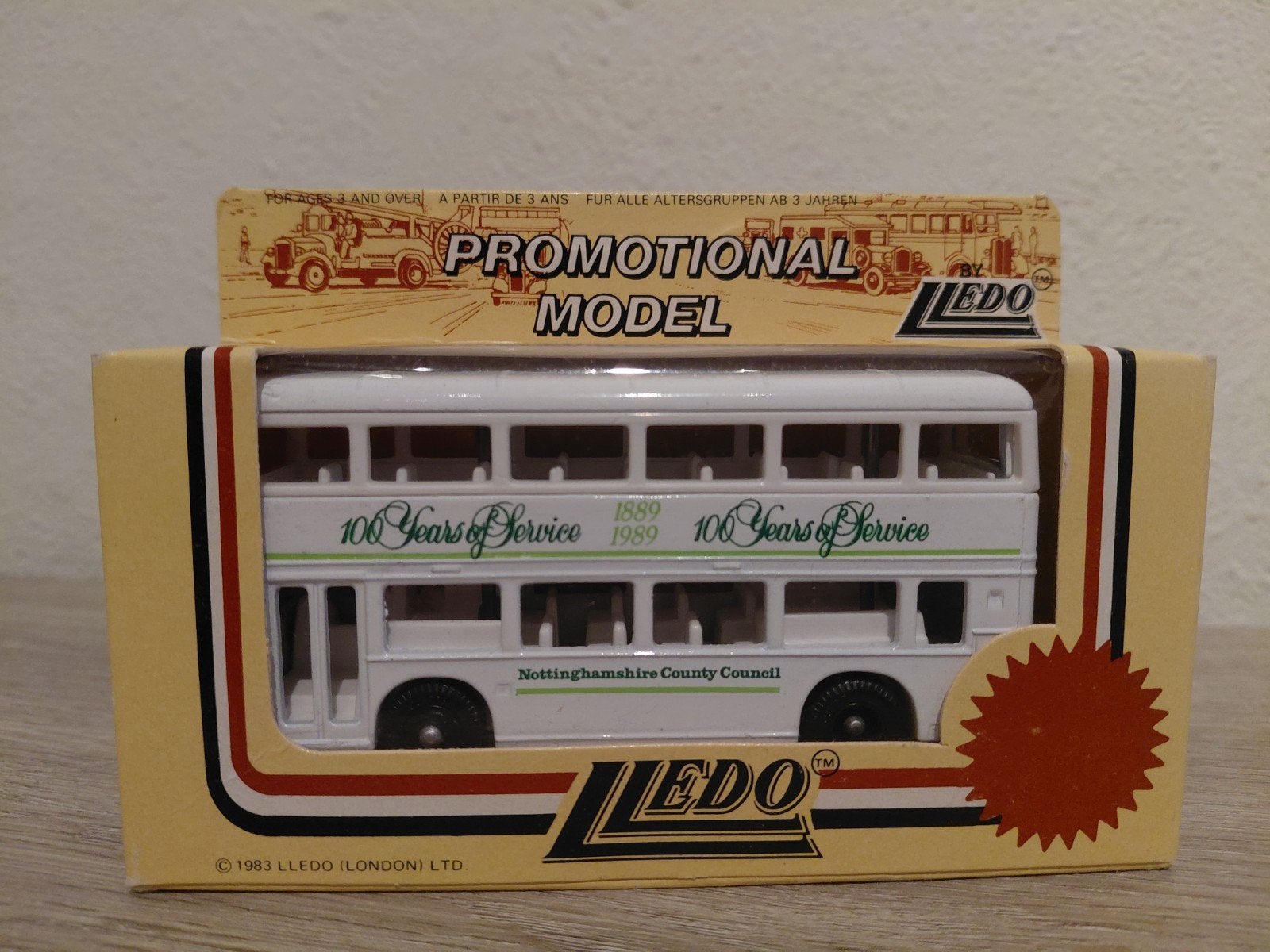 'Nottinghamshire County Council' bus, Overige merken, Verzenden, Groter dan 1:32, Nieuw