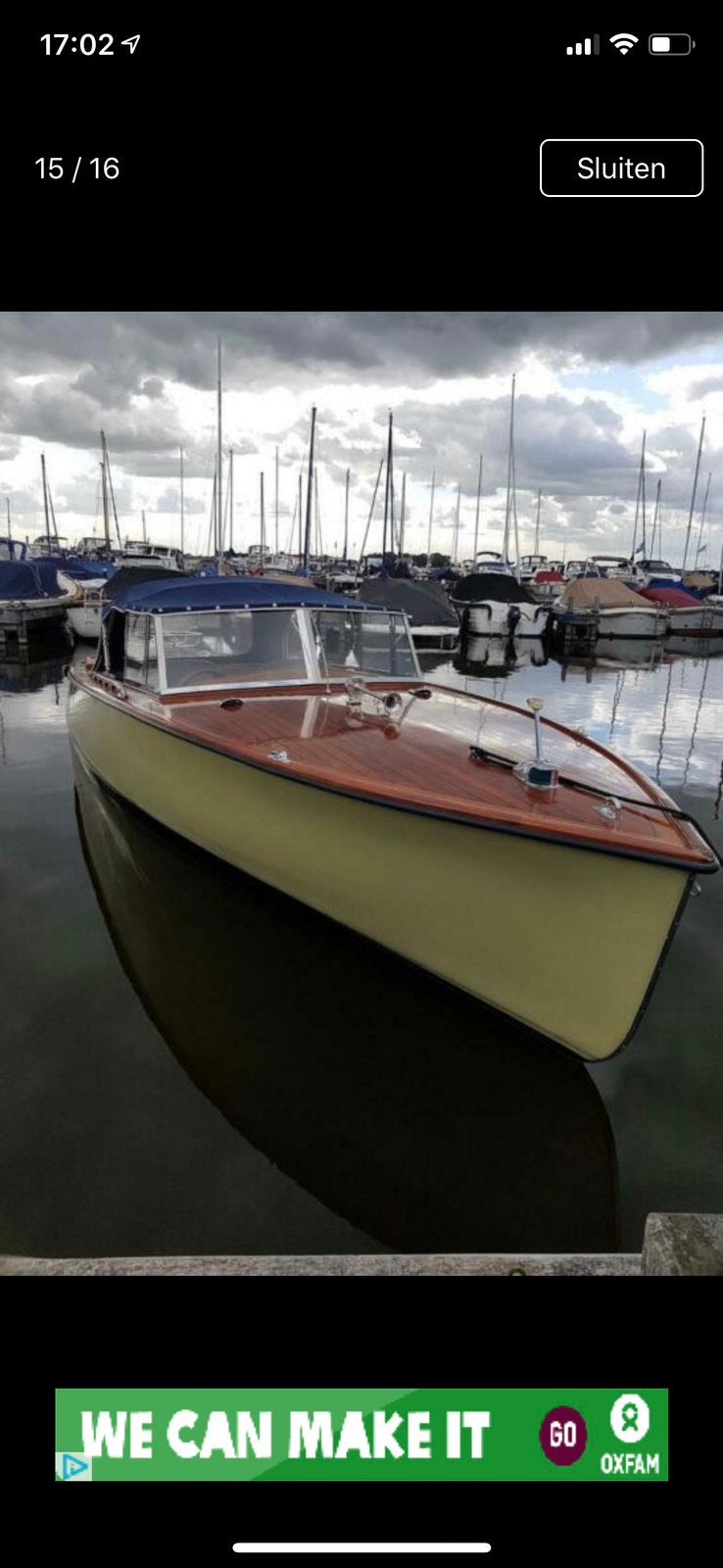 Da  Vinci  23  CS    klassieke Autoboot  Tender, Watersport en Boten, Motorboten en Motorjachten, 50 cm, Overige merken, Binnenboordmotor