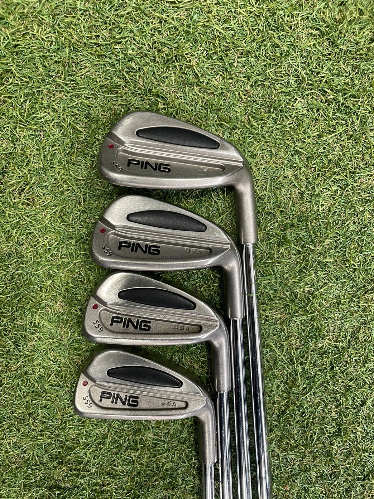 Ping S59 ijzerset 6 t/m 9 + 1” (stiff), Gebruikt, -, -, Ophalen of Verzenden