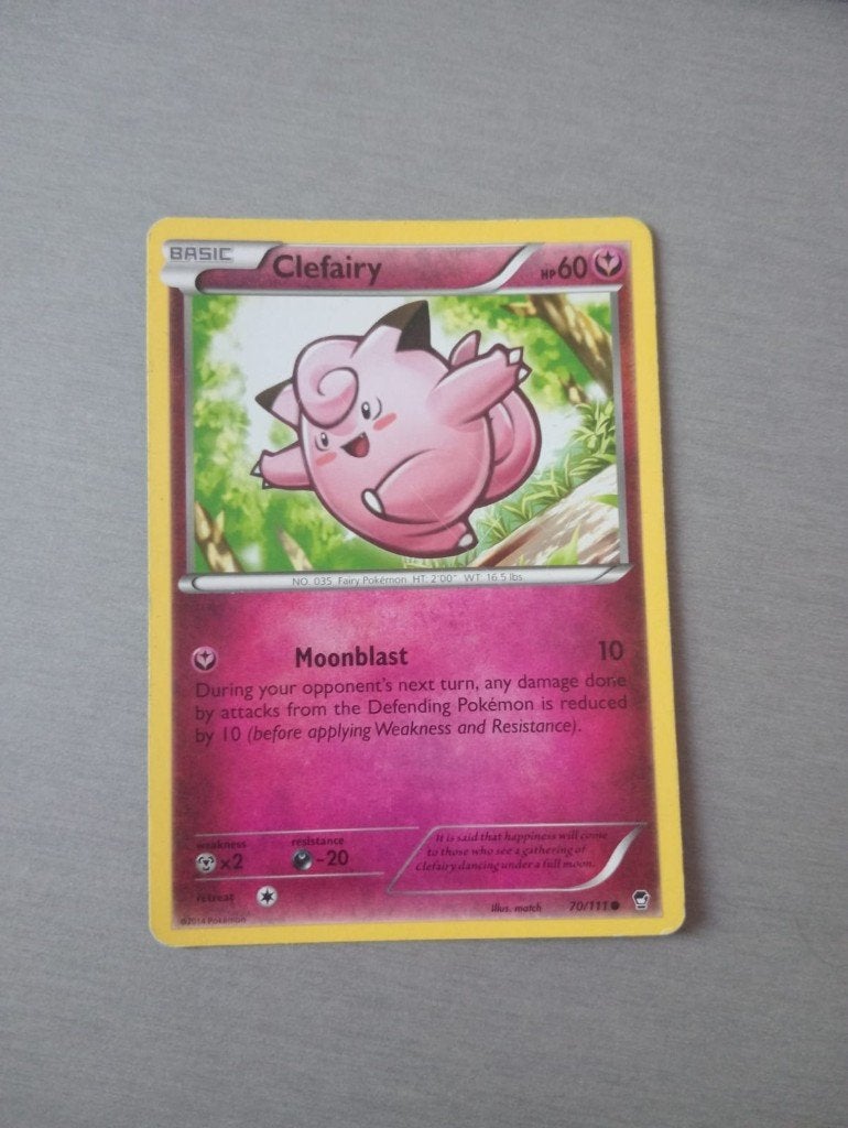 Pokemon Clefairy #70, Ophalen, Zo goed als nieuw, Losse kaart