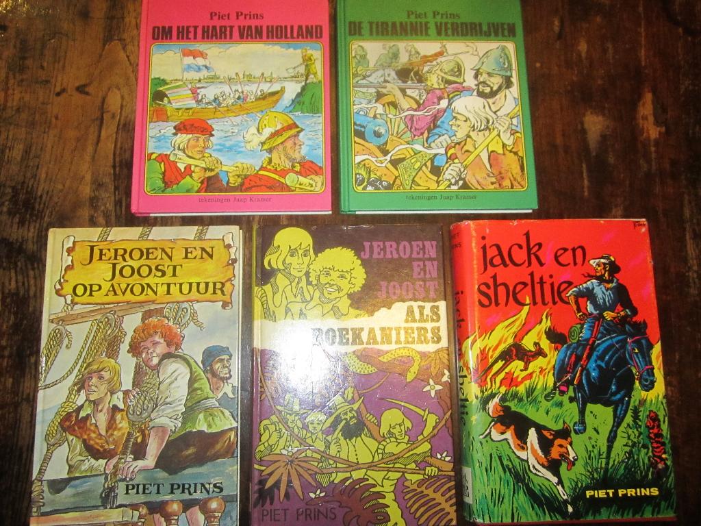 Piet Prins tirannie/Holland/Jeroen en Joost/Jack en Sheltie, Boeken, Ophalen of Verzenden, Gelezen