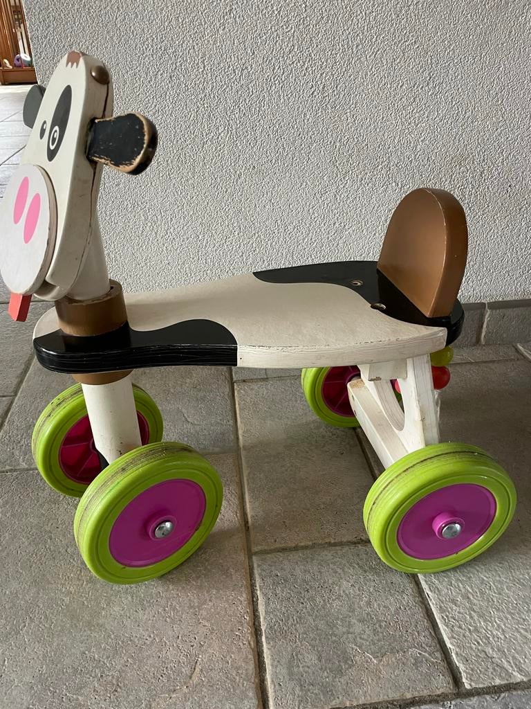 Boikido houten loopfiets koe, Ophalen of Verzenden, Gebruikt, Loopfiets