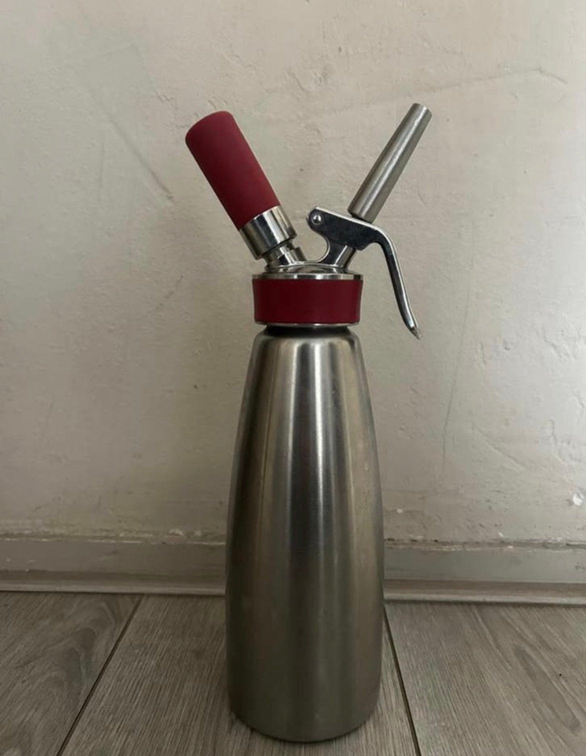 ISI slagroomspuit 1 liter, Ophalen of Verzenden, Zo goed als nieuw