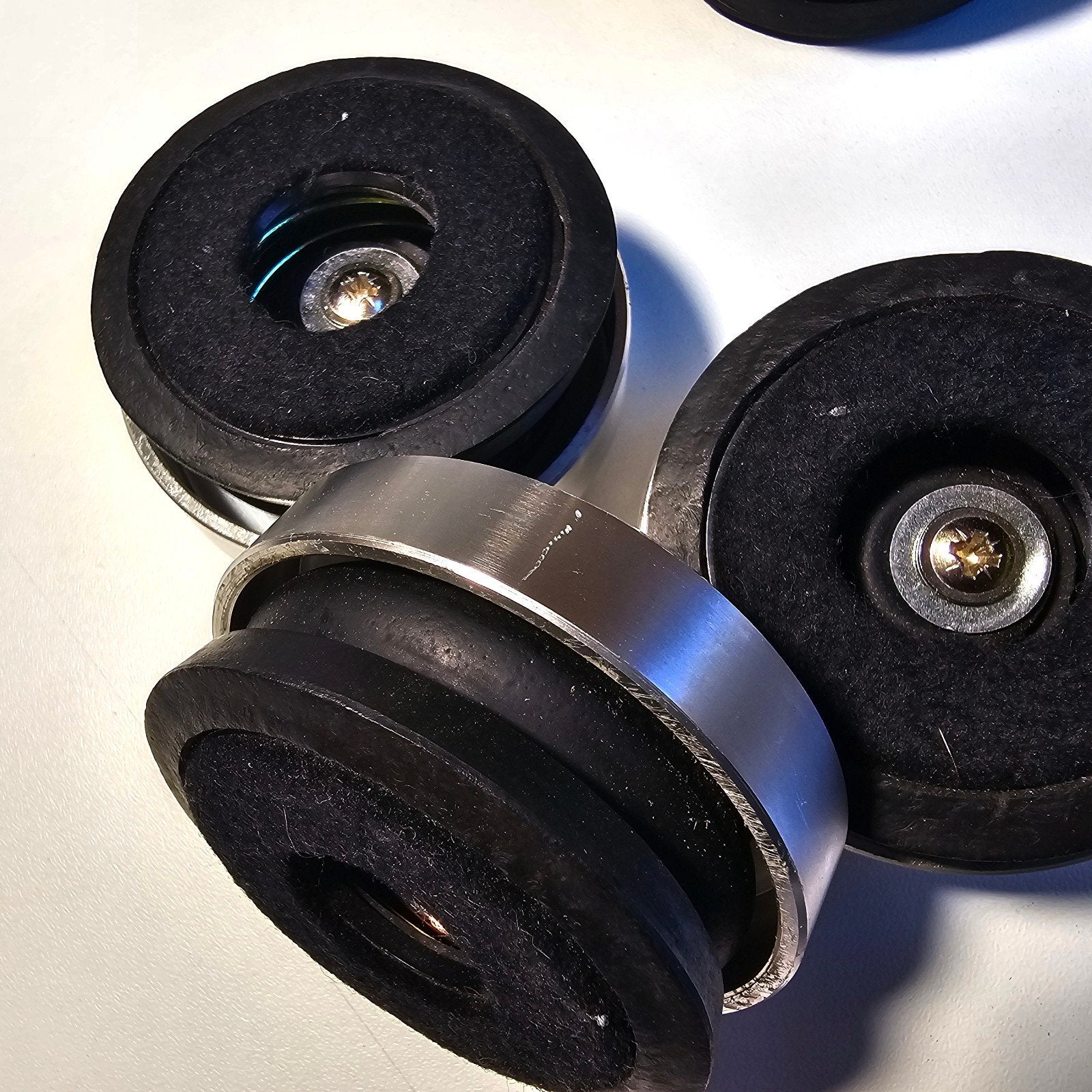 Micro Seiki BL-91 Voetjes - Set van 4, Ophalen of Verzenden, Gebruikt, Platenspeler-onderdeel, Overige merken