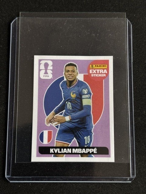 Panini WK 2026 Extra sticker Kylian Mbappé, Verzenden, Nieuw, Buitenlandse clubs, Poster, Plaatje of Sticker