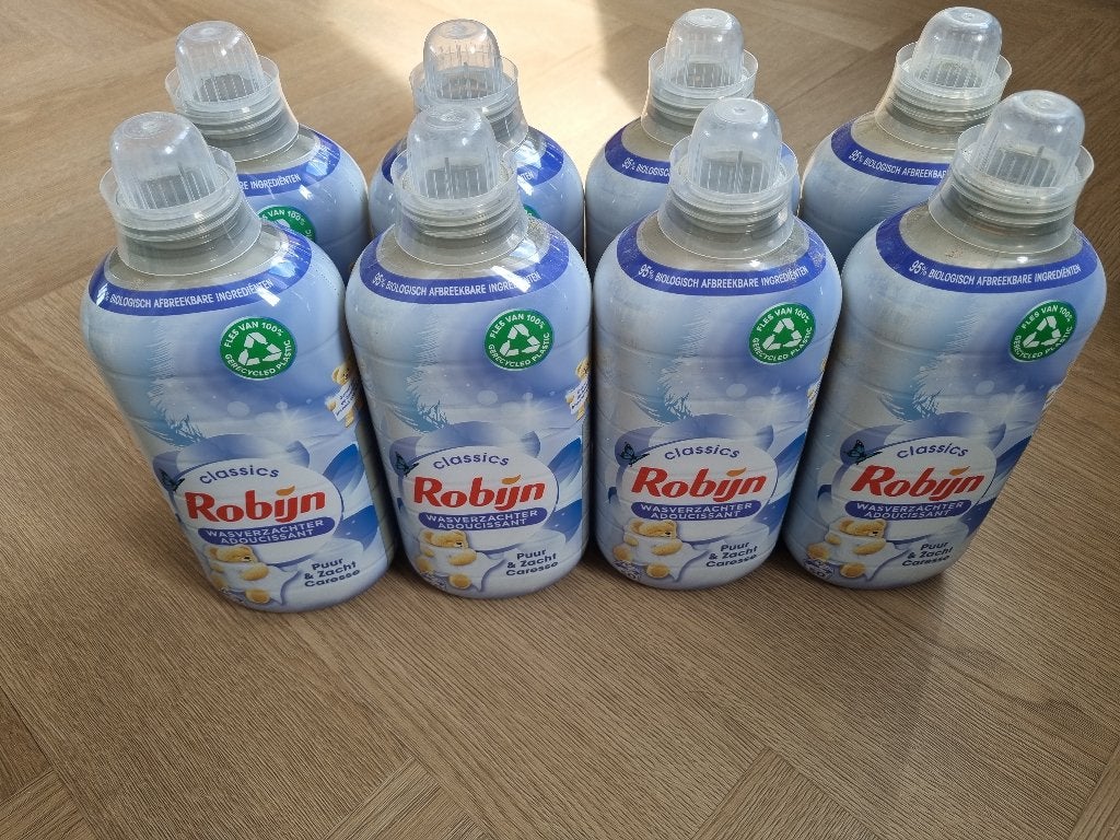 Robijn 8x50 Puur en Zacht Wasverzachter, Ophalen, Schoonmaakmiddel