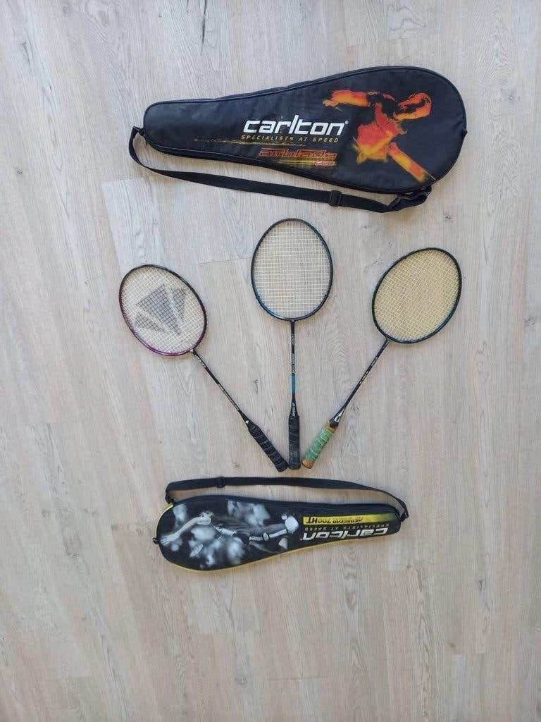 Badminton Rackets (3x), Ophalen of Verzenden, Gebruikt, Racket(s)