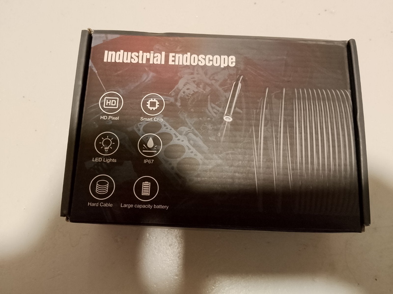 Industriële Endoscoop met HD Scherm en LED Verlichting, Doe-het-zelf en Verbouw, Ophalen of Verzenden, Nieuw