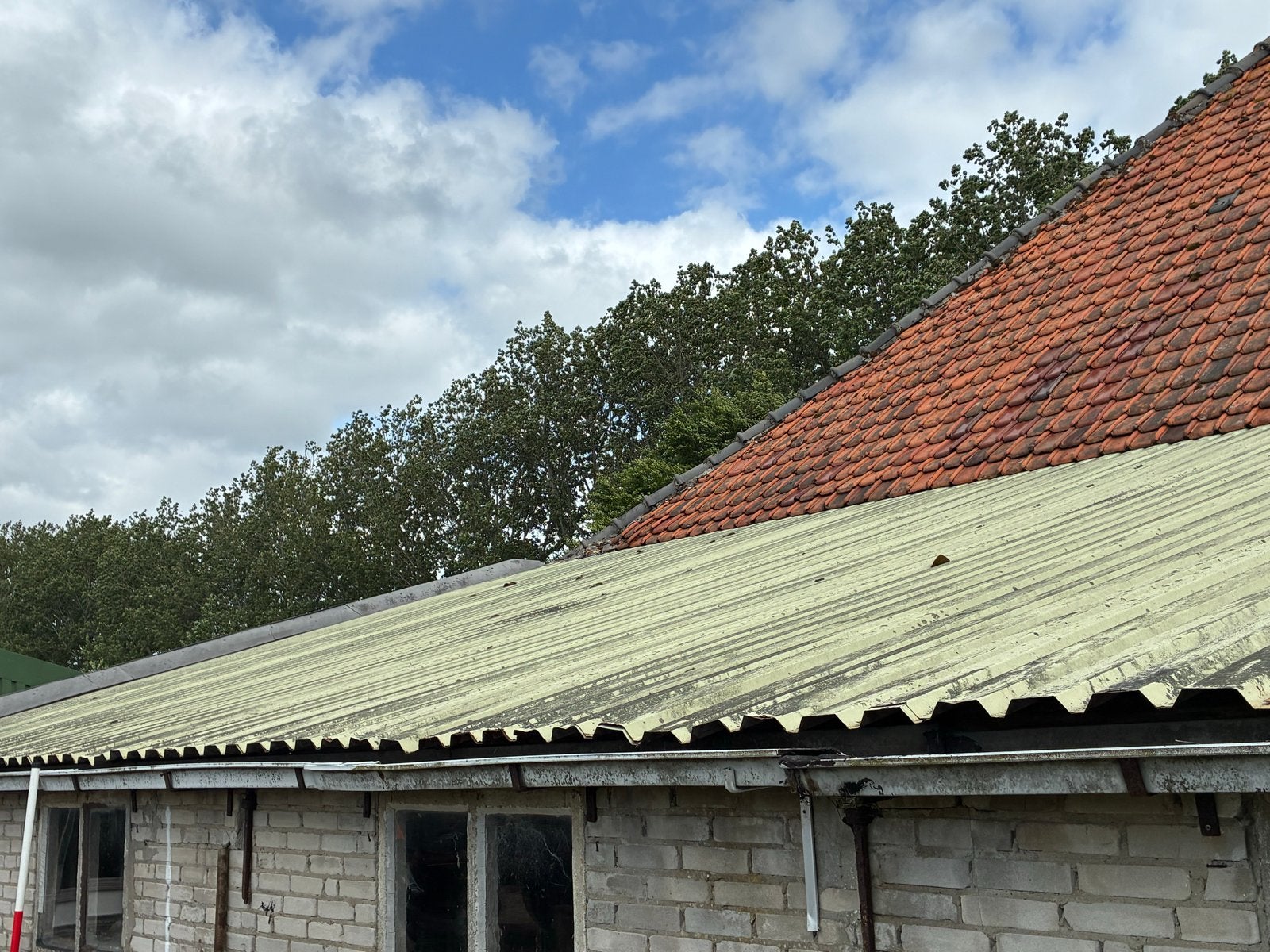 Gebruikte ijzeren golfplaten dak, Ophalen, Gebruikt, Overige kleuren, 15 m² of meer
