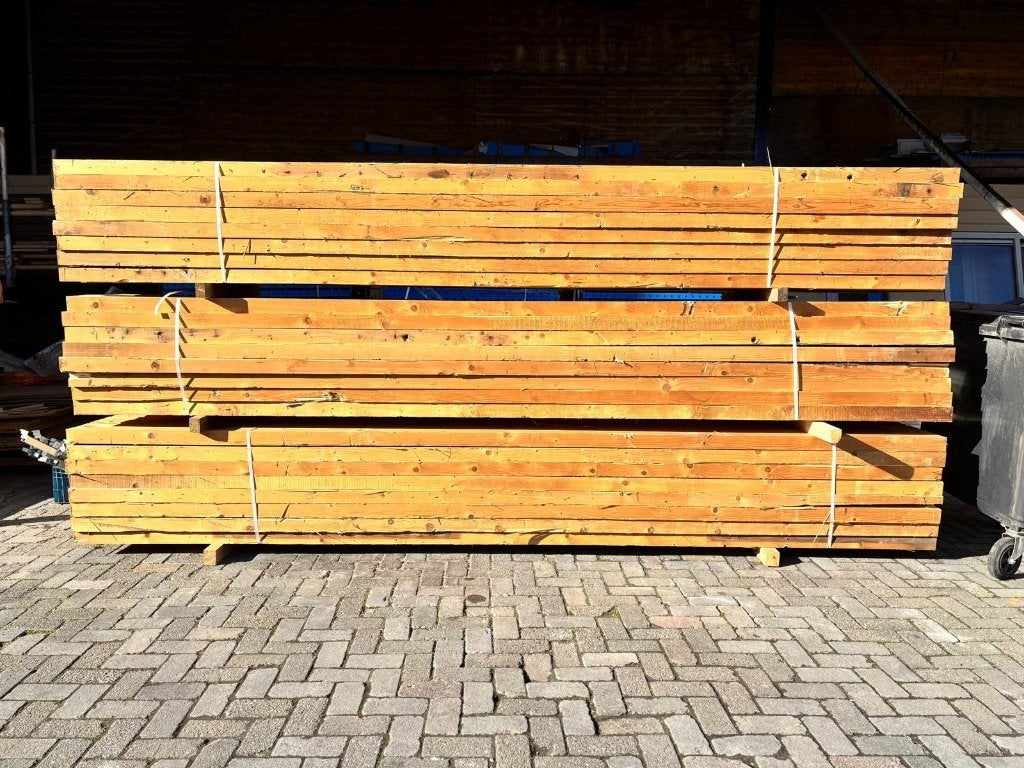 Vuren ruw hout balken 75x215 mm | 45 stuks van 5 meter, Tuin en Terras, Palen, Balken en Planken, Ophalen, Gebruikt, 250 cm of meer