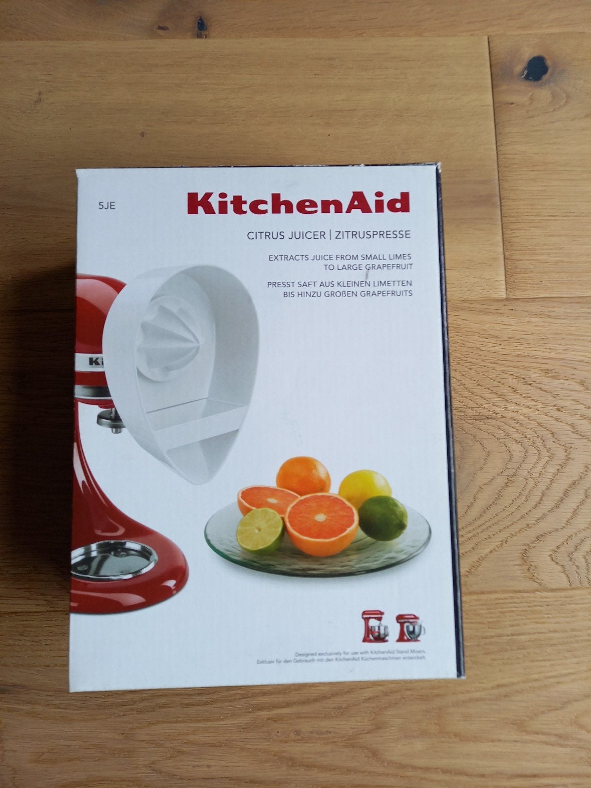 KitchenAid opzetstuk citruspers - 5JE, Witgoed en Apparatuur, Keukenmixers, Ophalen of Verzenden, Zo goed als nieuw, Vaatwasserbestendig