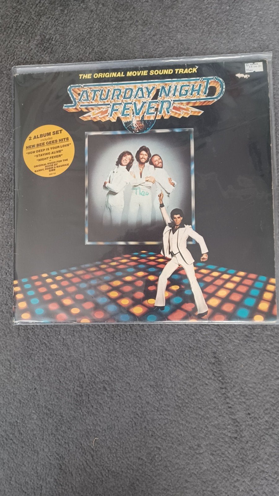 Soundtrack Saturday Night Fever. Dubbel lp met vele hits., Ophalen of Verzenden, Zo goed als nieuw, 12 inch