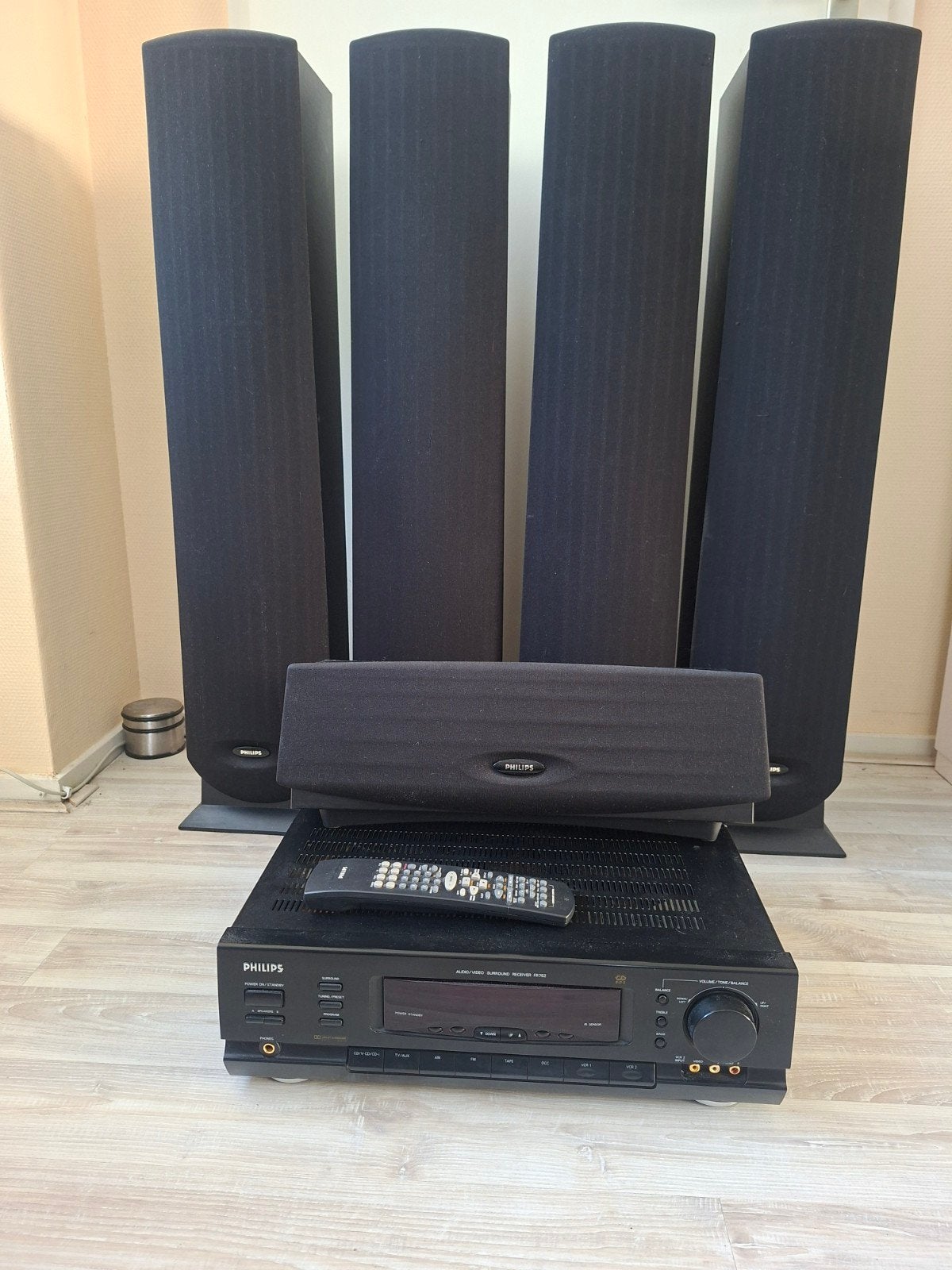 Philips Surroundset FR752 met 5 speakers + afstandsbediening, Ophalen, 5.1-systeem, 70 watt of meer, Philips