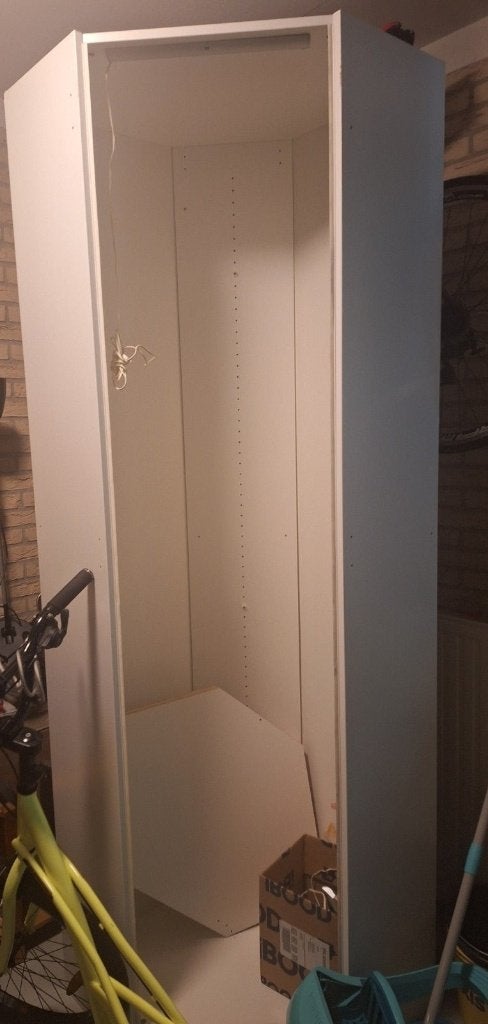 Pax Ikea hoekkast wit, Ophalen, Gebruikt, 200 cm of meer, 50 tot 100 cm
