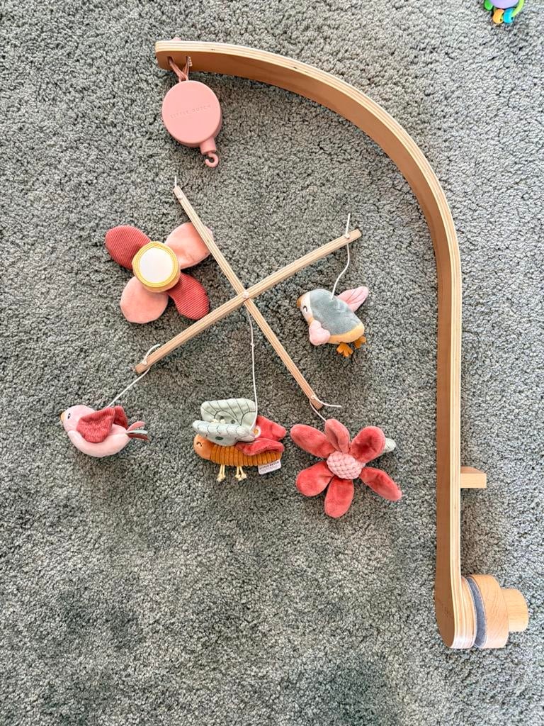 Houten mobile van little dutch, Kinderen en Baby's, Boxen, Ophalen, Zo goed als nieuw, Rond