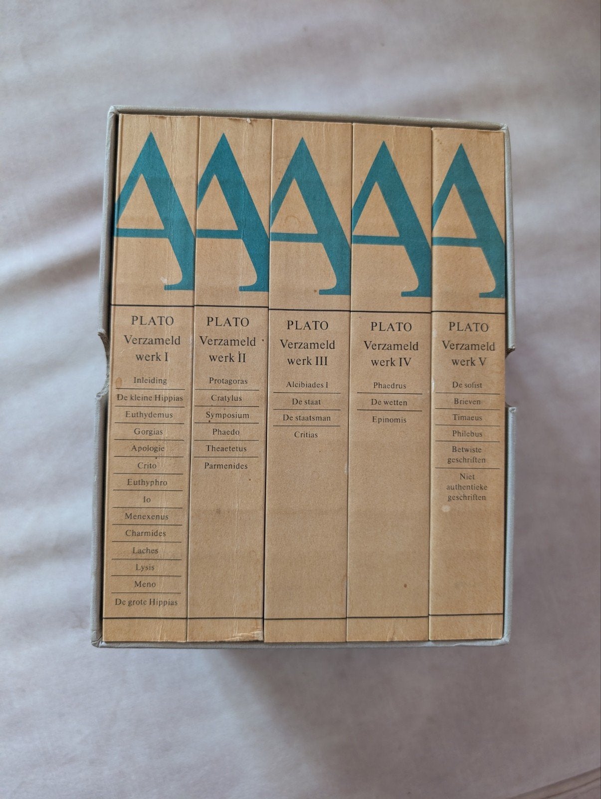 Plato Verzameld Werk I-V (5 delen), Ophalen of Verzenden, Zo goed als nieuw, Plato