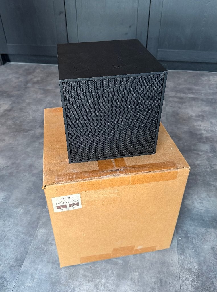 James Loudspeaker EMB8 – compacte high-end subwoofer, Subwoofer, Nieuw, Ophalen of Verzenden, 150 watt of meer