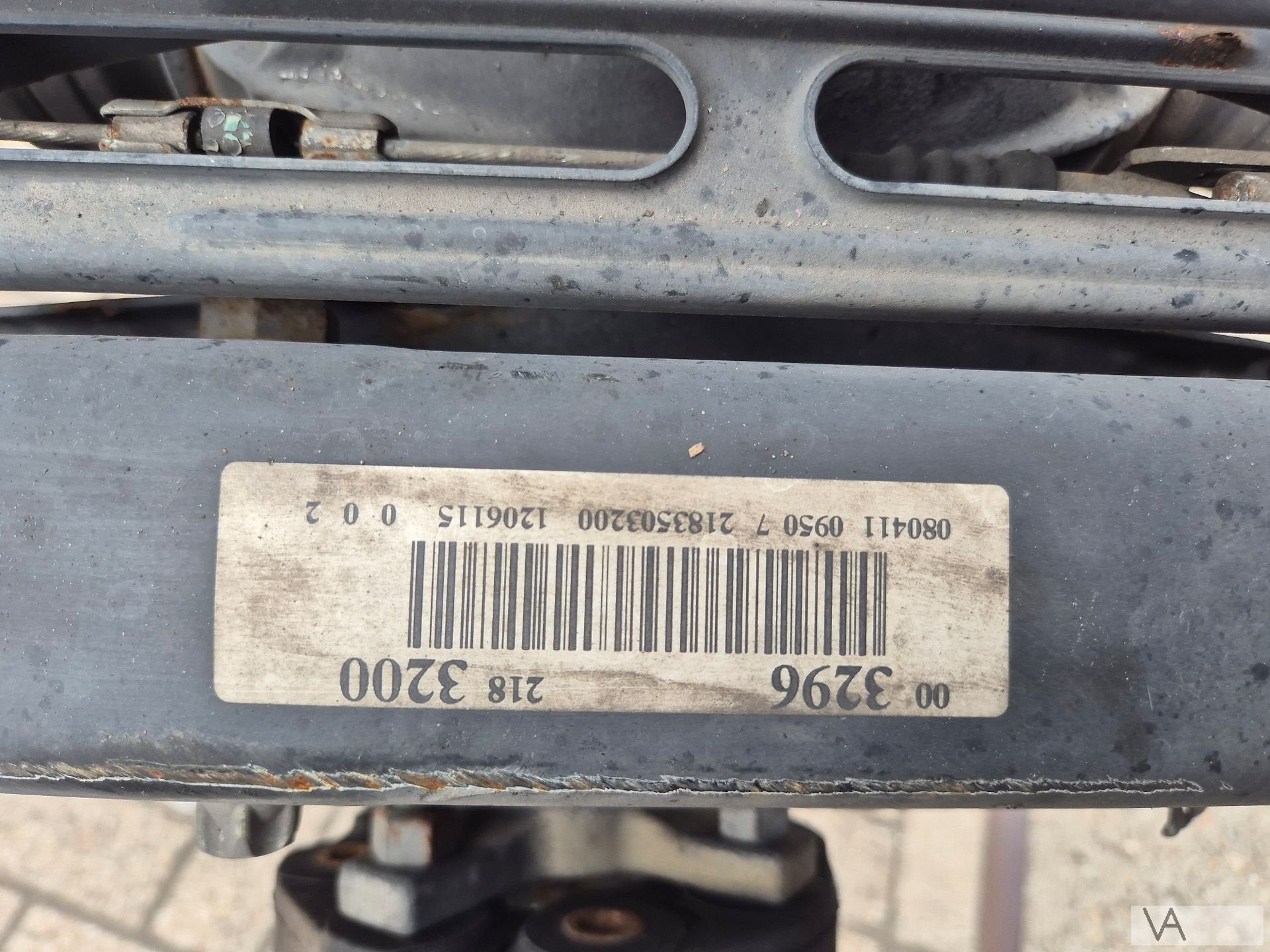 Achteras met differentieel van Mercedes CLS AMG W218 11 - 18, Auto-onderdelen, Transmissie en Toebehoren, Gebruikt, -, Ophalen of Verzenden