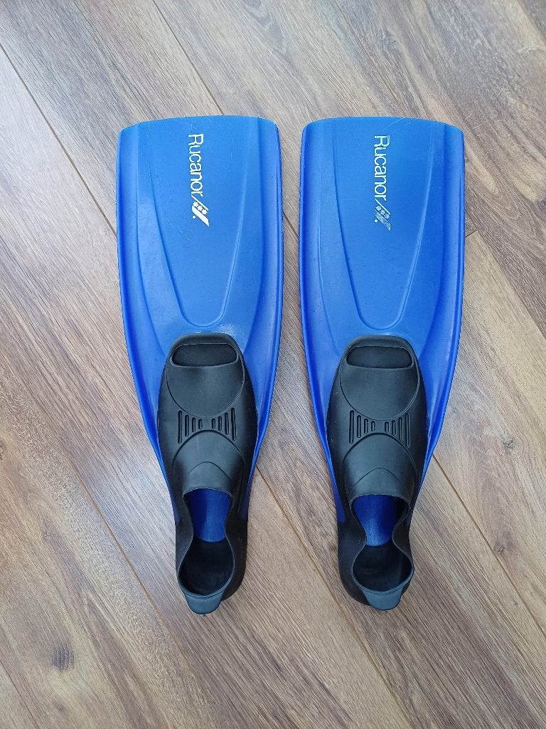 Rucanor snorkelvinnen/zwemvinnen mt 45-46, Ophalen of Verzenden, Zo goed als nieuw, Snorkelvinnen