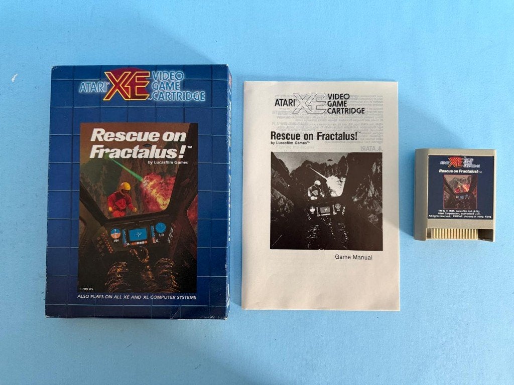Rescue on Fractalus! (Atari XL/XE), Gebruikt, 1 speler, Ophalen of Verzenden, Vanaf 3 jaar